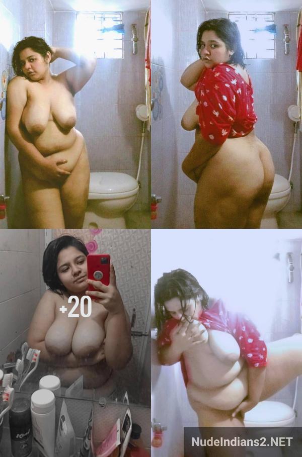 desi chubby boobs nude girl selfie pics of plump body show - 21
