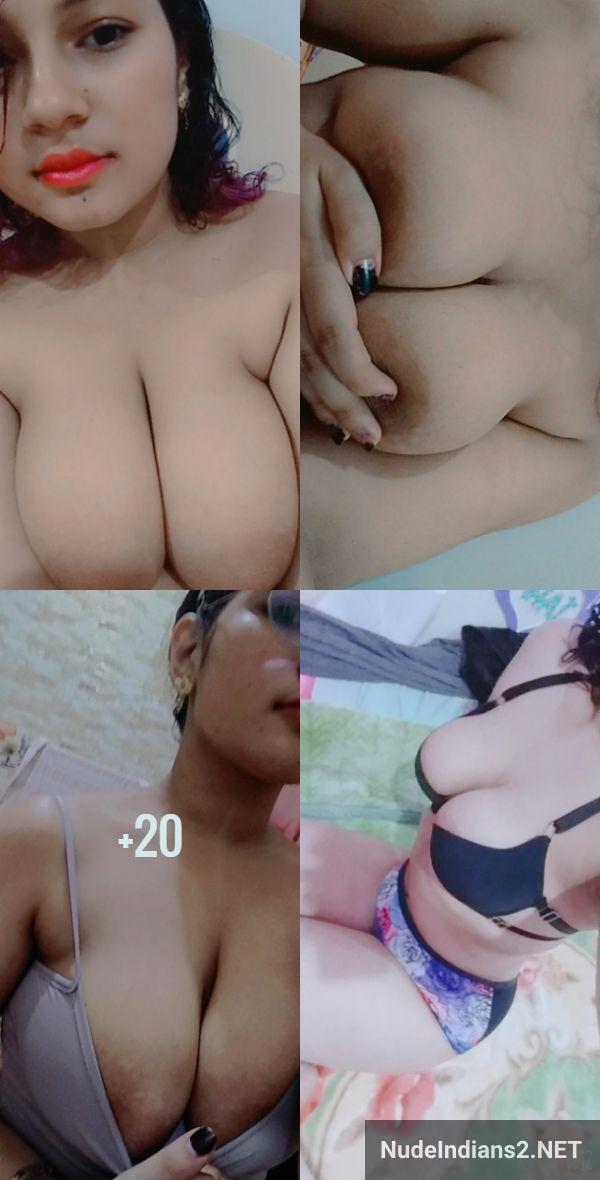 lucknow muslim girlfriend nude big tits pics in tight bra - 27