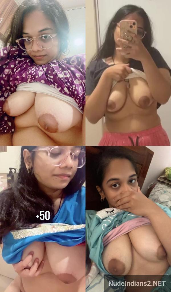 gwalior sexy bhabhi boobs nude images shared with ex-lover for sex fun - 47