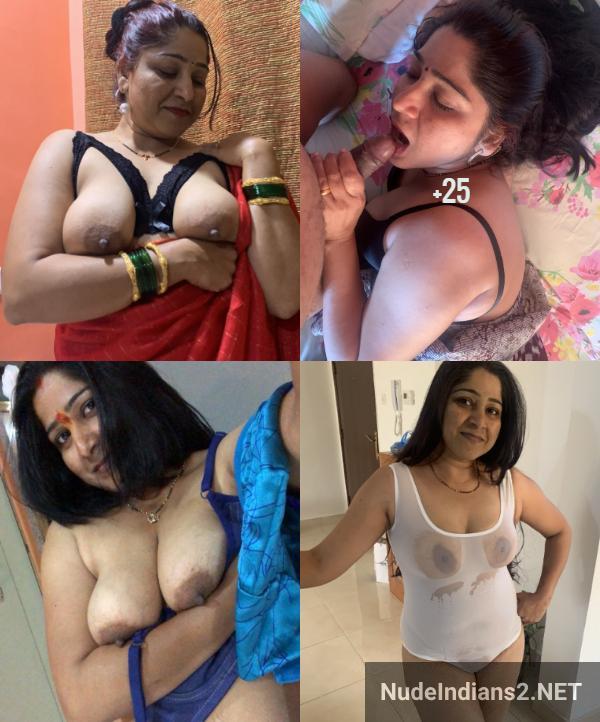 sexy boobs marathi nude aunty pics enjoying second honeymoon sex with husband viral - 33