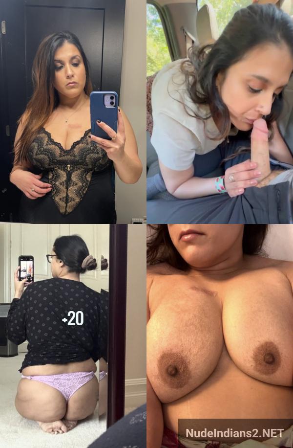 busty nri hot desi mom sex blowjob pics and naughty selfies in bra teasing foreigner lover - 27