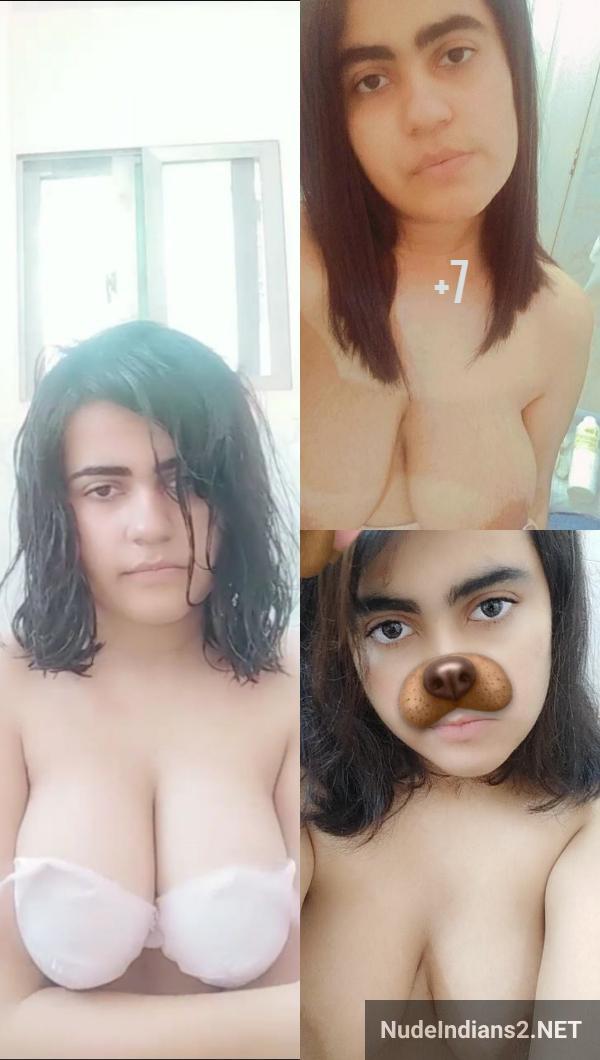 kanpur girl chubby boobs nude pics exposed on snapchat - 14