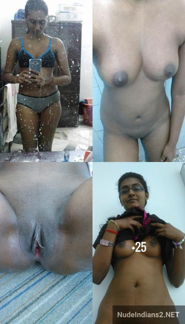 tamil nude wife boobs and chut pics of sexy mirror selfies - 36