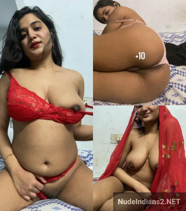 desi indore muslim bhabhi nude boobs pics in hot bra panty - 20