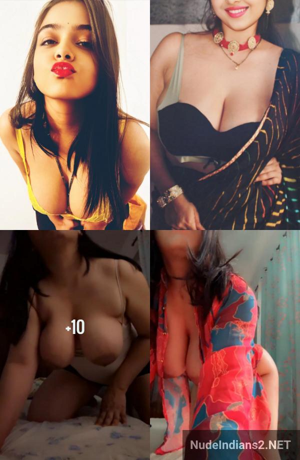desi wife big boobs cleavage xxx pics wearing saree for instagram -24