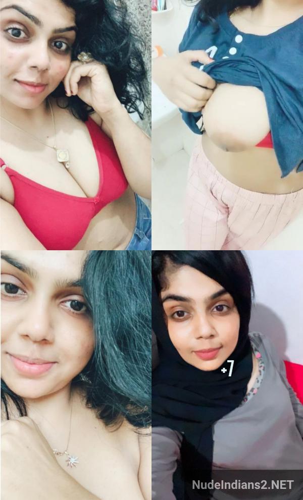 sexy muslim nri girl big boobs nude selfies in hijab - 19