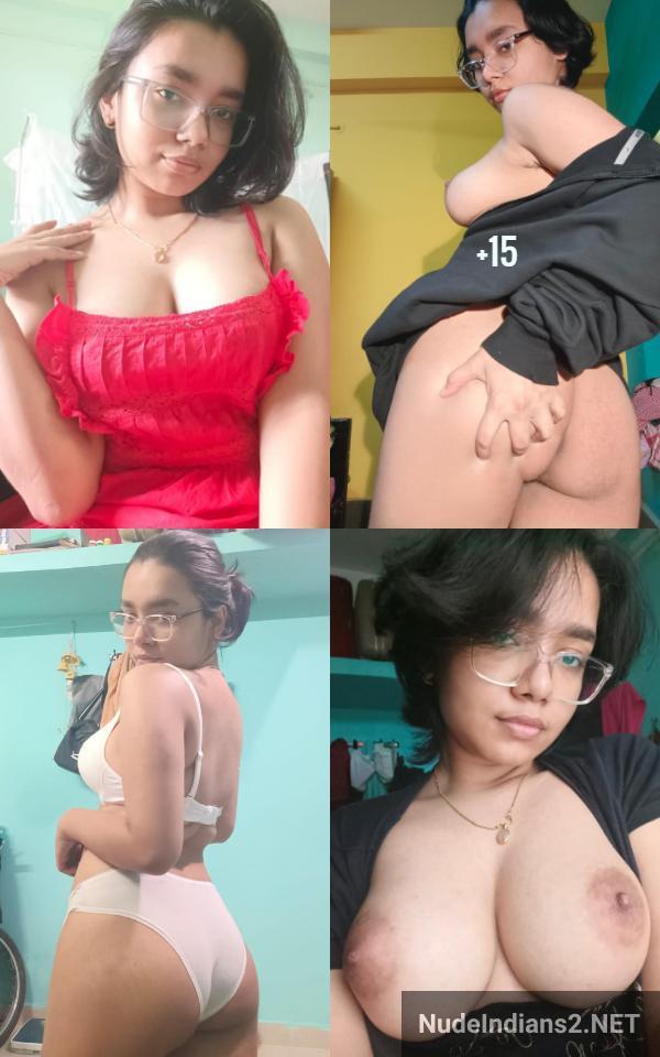 sexy kolkata gf nude selfie pics of big boobs and ass tease - 16
